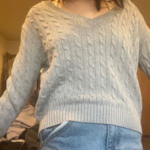 Grey brandy sweater